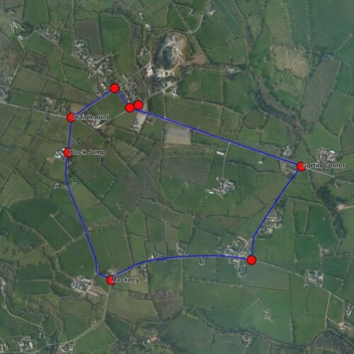 Cookstown 100 Race Route