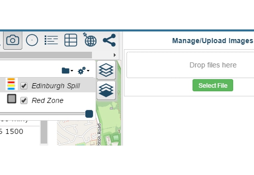 How to upload and view images using Azimap GIS