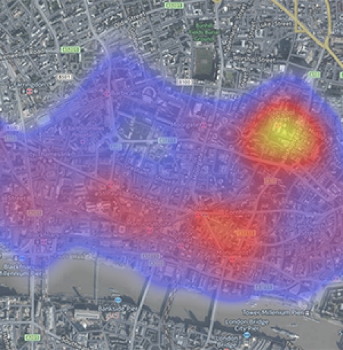 City of London Crime Heat Map