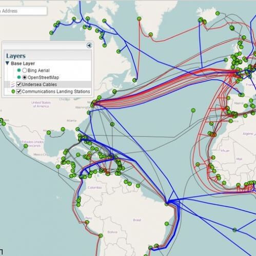 World Undersea Data Cables