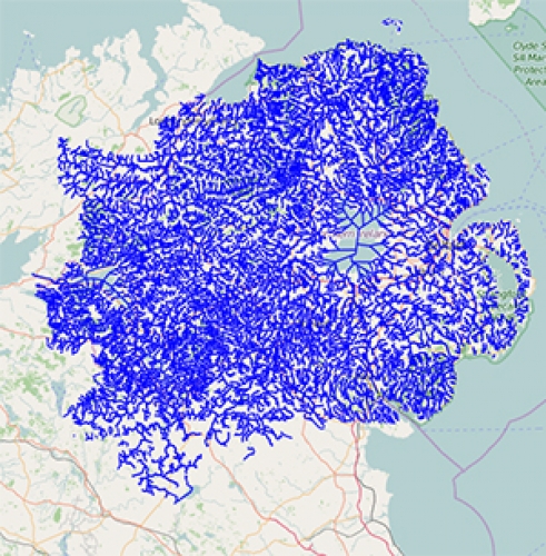 Interactive Web Map of Northern Ireland Rivers