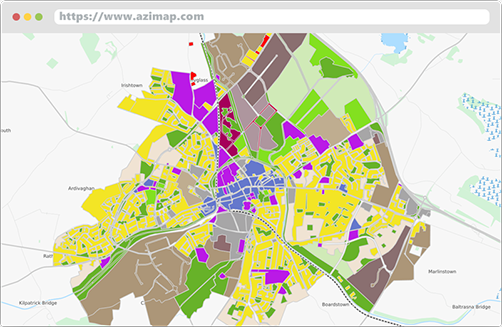 Data Visualisation Features Azimap